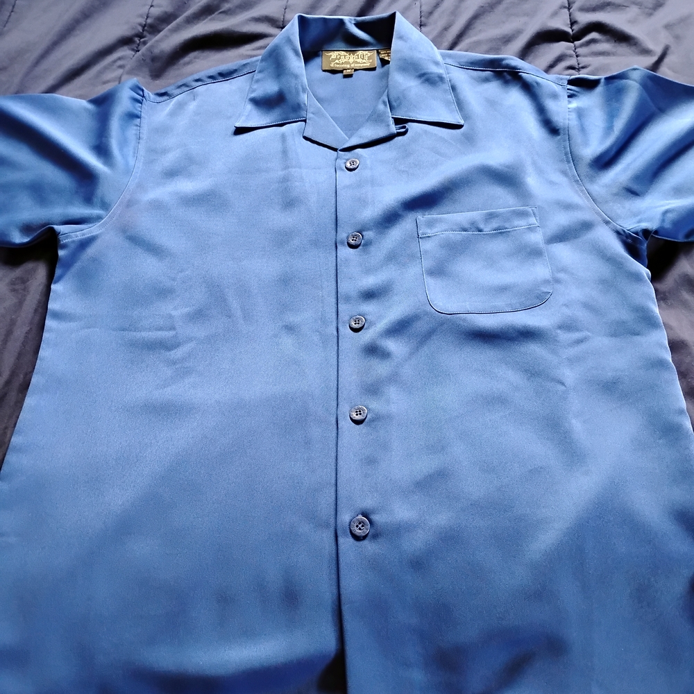 Dragonfly Clothing Company Blue Button Down Shirt